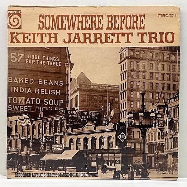 KEITH JARRETT / Somewhere Before (LP) / Vortex | WAXPEND RECORDS