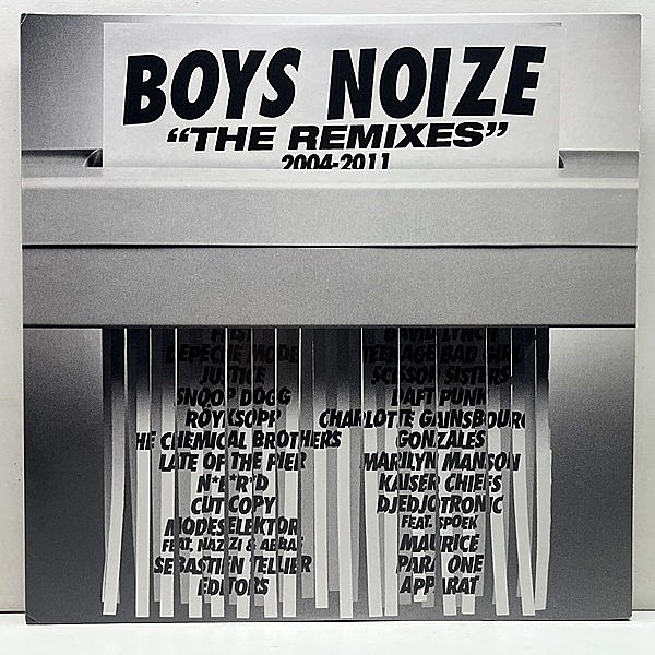 レコードメイン画像：良好!! GERMANYプレス 12インチ 2枚組 BOYS NOIZE The Remixes 2004-2011 (Boysnoize / BNR069) Feist, Depeche Mode, David Lynch