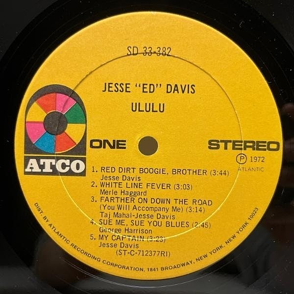 Jesse Ed Davis ジェシ・エド・デイヴィス / Ululu Jesse Ed Davis – Ululu – CD (Album, Reissue, Stereo), 1998