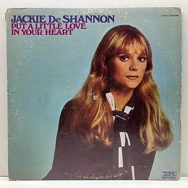 レコードメイン画像：USオリジナル LIBERTYリム 2色ラベ JACKIE DeSHANNON Put A Little Love In Your Heart ('69 Imperial) ジャッキー・デシャノン 米 LP 原盤