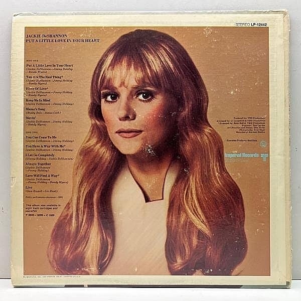 JACKIE DeSHANNON / Put A Little Love In Your Heart (LP
