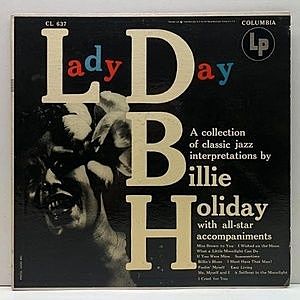 レコード画像：BILLIE HOLIDAY / Lady Day