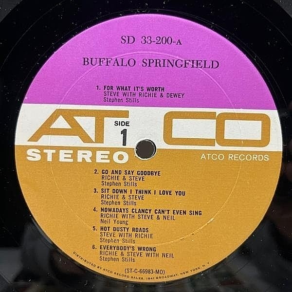 BUFFALO SPRINGFIELD / Same (LP) / ATCO | WAXPEND RECORDS