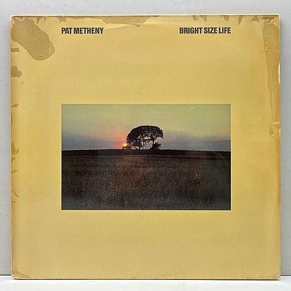 レコードメイン画像：良好盤!! GERMANY 独 オリジナル PAT METHENY Bright Size Life ('76 ECM) パット・メセニー 記念すべき初リーダー作 w/ Jaco Pastorius