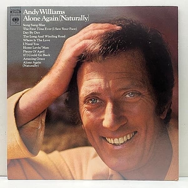 レコードメイン画像：【Amazing Grace 他】美品 USオリジナル ANDY WILLIAMS Alone Again - Naturally ('72 Columbia) アンディ・ウィリアムス 名曲満載