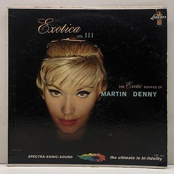 レコードメイン画像：USオリジナル MONO 初版ターコイズ 深溝 MARTIN DENNY Exotica Vol. III ('59 Liberty) エキゾチカ 名作 // 美空ひばり りんご追分