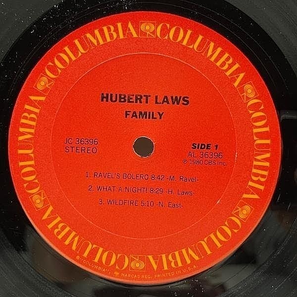 Hubert Laws　ヒューバート・ロウズ　Family Hubert Laws – Family – Vinyl (LP, Album), 1980 [r4288723