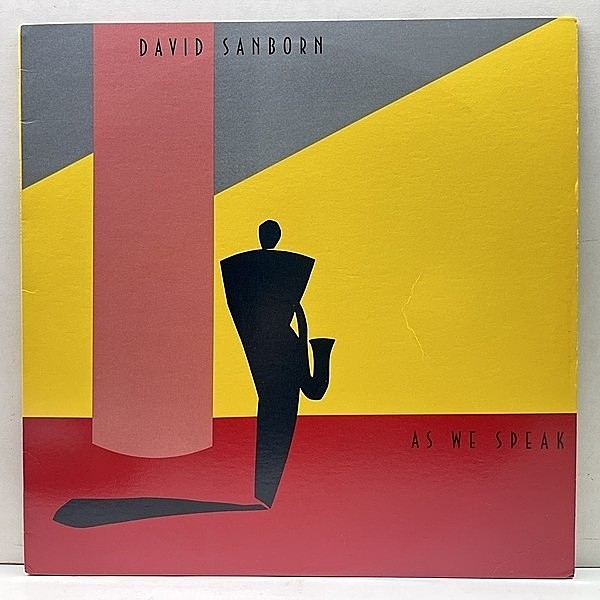 レコードメイン画像：美盤!! USオリジナル 初版 ボーダーLbl. 手書きSLM刻印 DAVID SANBORN As We Speak ('82 Warner) w/ GEORGE DUKE Fusion, Light Mellow