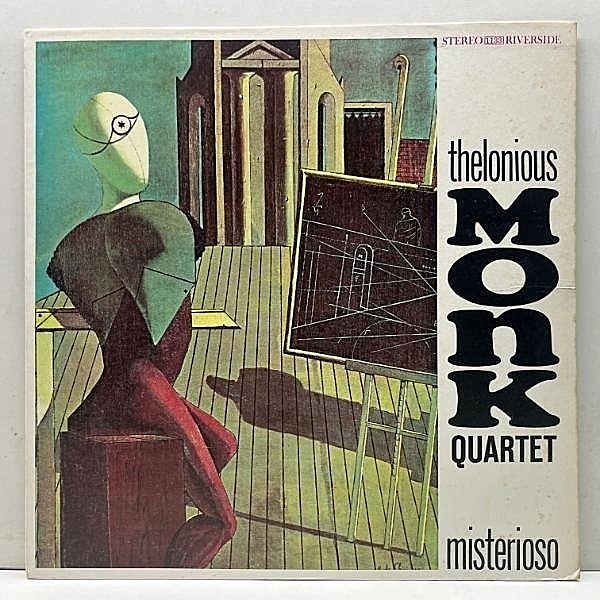 レコードメイン画像：十分良好!!【MONO】US初期プレス THELONIOUS MONK QUARTET Misterioso (Riverside RLP 1133) w/ Johnny Griffin 米 Mid 60's Orpheum