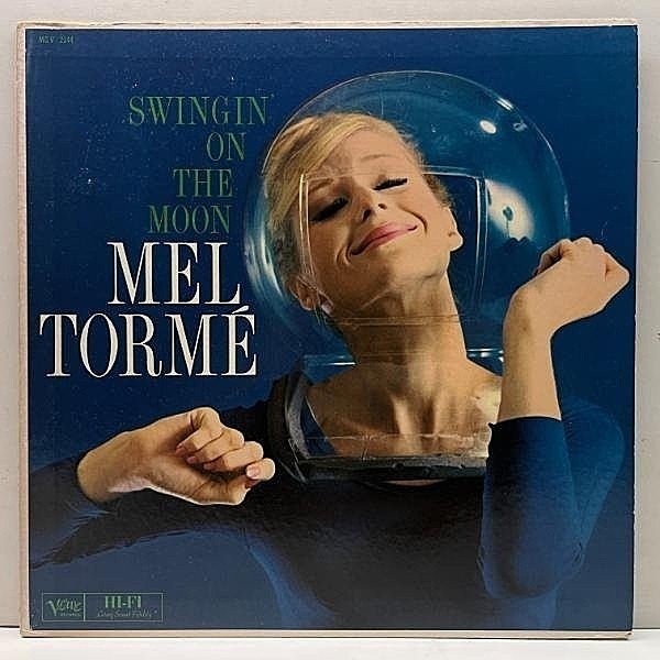 レコードメイン画像：美盤!!【MONO 初版VERVEリム 深溝】MEL TORME Swingin' On The Moon ('60 Verve MG V-2144) arr. Russell Garcia メル・トーメ レア盤!!