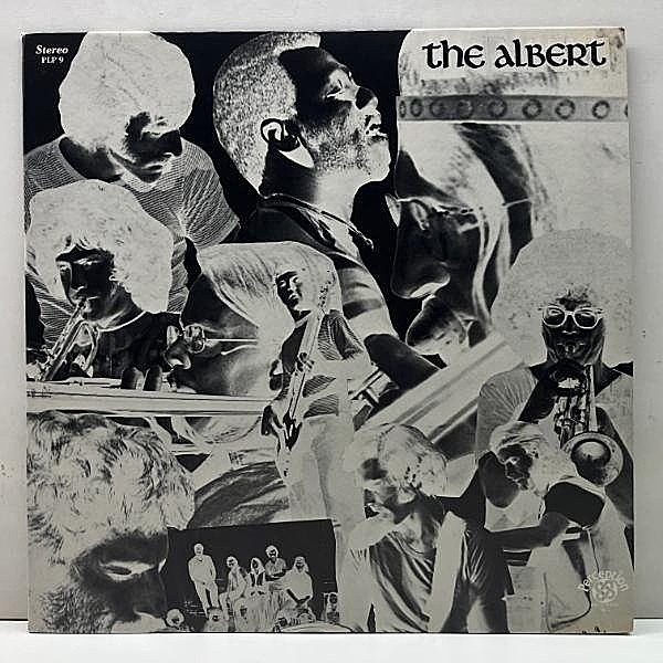 レコードメイン画像：【強力ブラスのPsychedelicジャズロック名盤】良好!! USオリジナル STERLING刻印 THE ALBERT Same ('70 Perception) 10人編成カルトバンド