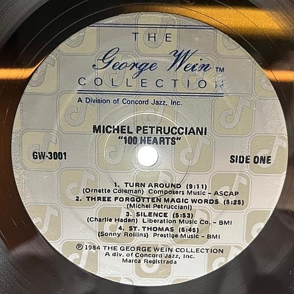 MICHEL PETRUCCIANI / 100 Hearts (LP) / The George Wein