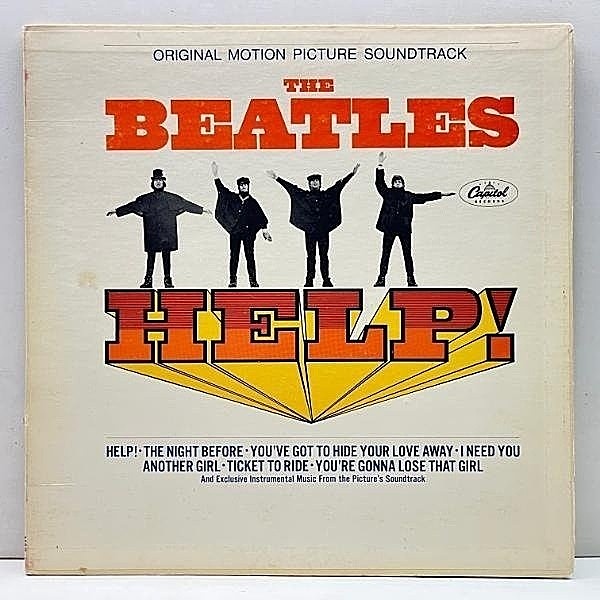 レコードメイン画像：良再生!! USオリジナル MONO 虹ラベ ゲートフォールド仕様 THE BEATLES Help! ('65 Capitol) ビートルズ／ヘルプ US 初回モノラル LP
