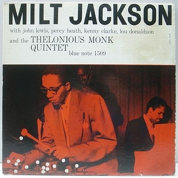 レコードメイン画像：美盤!! MONO LEXジャケ／NYラベ RVG 耳あり MILT JACKSON THELONIOUS MONK (Blue Note BLP 1509) 初期の傑作アルバム