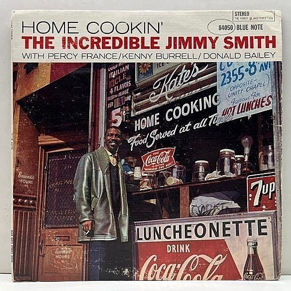 レコードメイン画像：【VANGELDER刻印】USプレス JIMMY SMITH Home Cookin (Blue Note BST 84050) w/ Percy France, Kenny Burrell 米 70s 音符ラベル