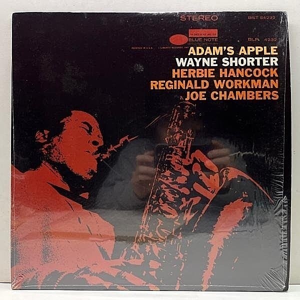 レコードメイン画像：【パーフェクト極美品】オリジナル VAMGELDER刻印 WAYNE SHORTER Adam's Apple (Blue Note BST 84232) w/Herbie Hancock, Reginald Workman