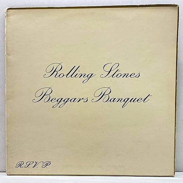 レコードメイン画像：入手難!美再生!【Unbox・Open Decca】MONO UKオリジナル ROLLING STONES Beggars Banquet (Decca LK 4955) 6A/2A マザー1 英 モノラル LP