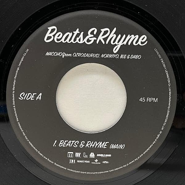 Beats & Rhyme Maccho Norikiyo 般若 Dabo 7 NORIKIYO / DABO / MACCHO / 般若 / Beats & Rhyme (7