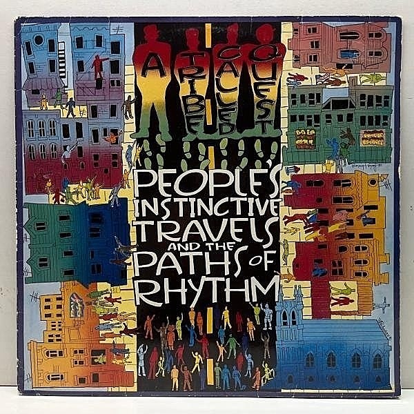 レコードメイン画像：'90年 独逸オリジナル A TRIBE CALLED QUEST [A.T.C.Q.] People's Instinctive Travels And The Paths Of Rhythm アナログ LP ※JUNK 特価