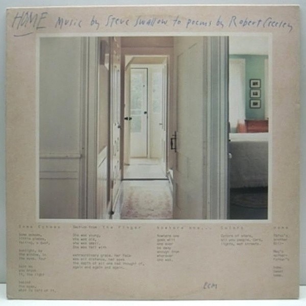 レコードメイン画像：美品!! ECM Orig. STEVE SWALLOW Home / Sheila Jordan 他