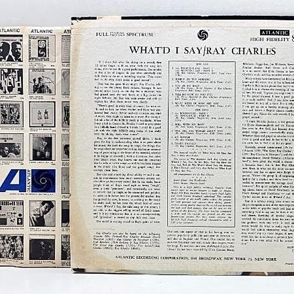 RAY CHARLES / What'd I Say (LP) / Atlantic | WAXPEND RECORDS