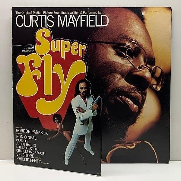レコードメイン画像：良好!! USオリジナル 初回 特殊GF仕様 CURTIS MAYFIELD Superfly ('72 Curtom) BellSound刻印 カーティス・メイフィールド 米 LP 原盤