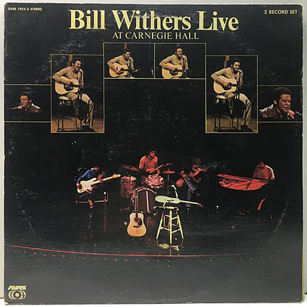 レコードメイン画像：USオリジナル 2Lp BILL WITHERS Live At Carnegie Hall ('73 Sussex) Use Me, Ain't No Sunshine ほか N.Y.でのライヴ好演！