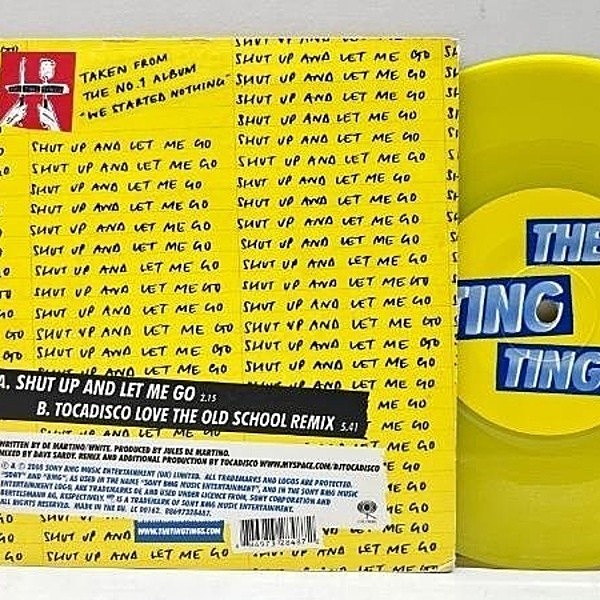 TING TINGS / Shut Up And Let Me Go (7) / Columbia | WAXPEND RECORDS