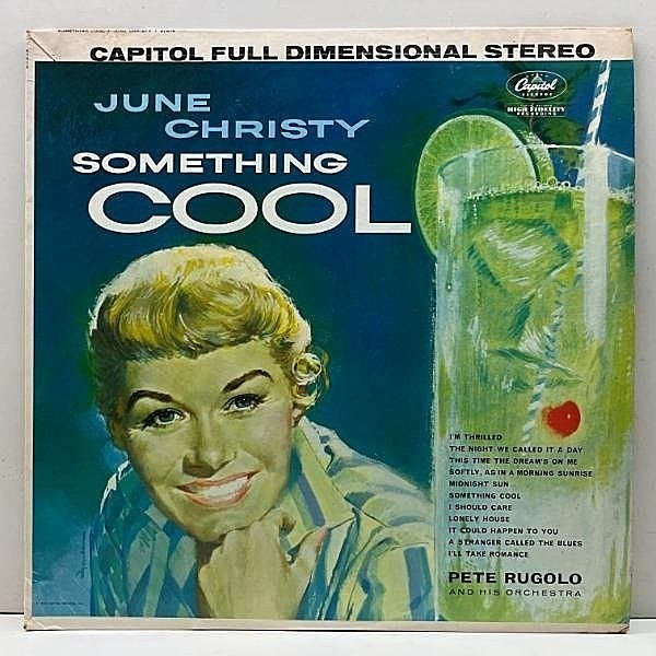 レコードメイン画像：【聴き比べ！MONOとは別テイクの再録ステレオ】JUNE CHRISTY Something Cool ('60 Capitol) ''クール'' クリスティ 最高傑作 US初期 Stereo