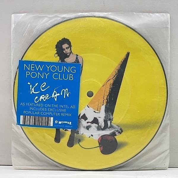 レコードメイン画像：LCD SOUNDSYSTEM 直系のニューヨークDiscoポップス！NEW YOUNG PONY CLUB Ice Cream (Modular / MODVL061) ピクチャーヴァイナル仕様 45RPM