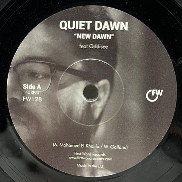 レコードメイン画像：【AfricanルーツのステッパーメロウTRACK】UKプレス 7インチ QUIET DAWN New Dawn (First Word / FW128) Jazzy Hip-Hop 45RPM.