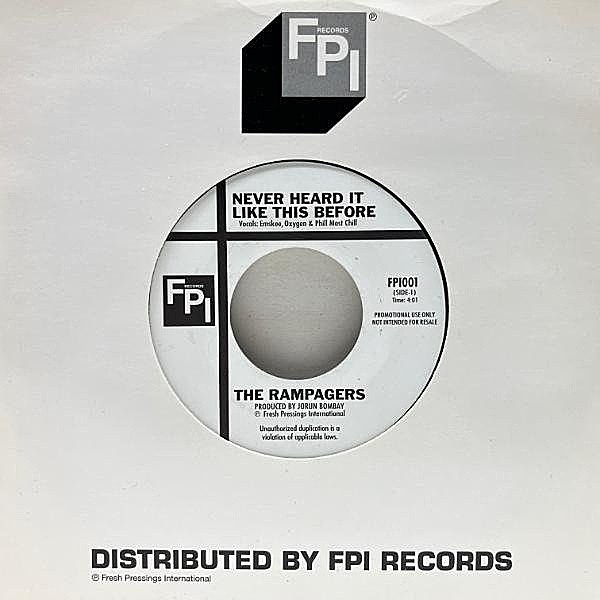 レコードメイン画像：【BOB JAMES／Nautilus ムーグサウンドの極上カヴァー】7インチ JORUN BOMBAY / THE RAMPAGERS Polaris (Fresh Pressings FPI001) 45RPM.