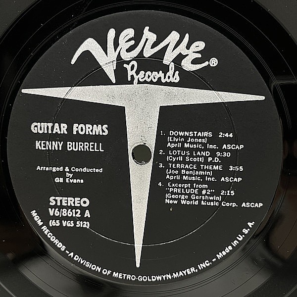 KENNY BURRELL / Guitar Forms (LP) / Verve | WAXPEND RECORDS
