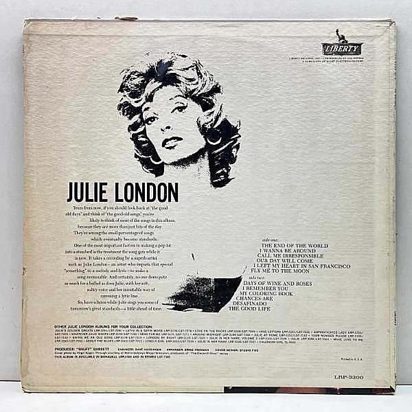 稀少USオリジナルLiveジュリーロンドンJulie Londonレコード 2025年最新】Yahoo!オークション -julie london レコードの中古