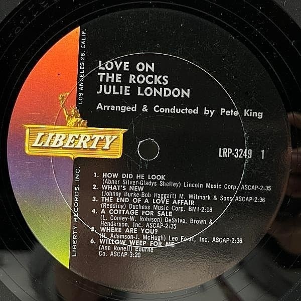 Julie London USオリジナル　プロモ　レコード Julie London USオリジナル プロモ レコード 稀少プロモUS最初回