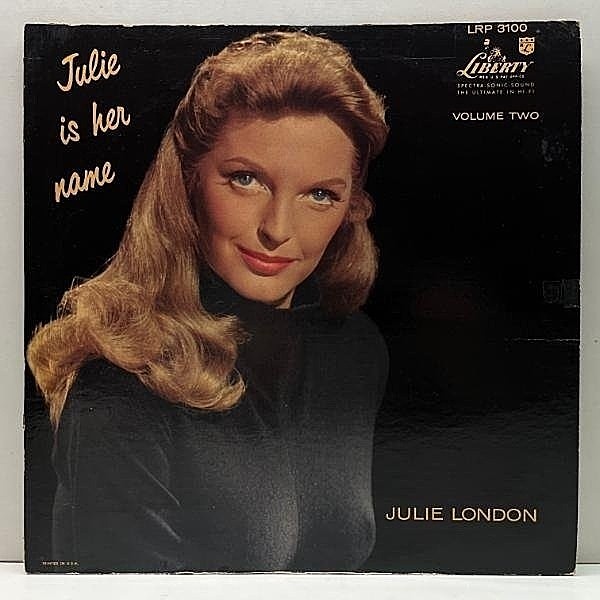 レコードメイン画像：音質抜群!! MONO 初版Turquoise 深溝 USオリジナル JULIE LONDON Is Her Name Volume II Two ('58 Liberty) Howard Roberts, Red Mitchell