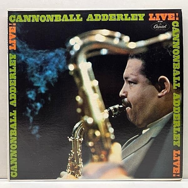 レコードメイン画像：良好!! MONO US 70sプレス CANNONBALL ADDERLEY Live! (Capitol SM 2399) キャノンボール・アダレイ w/ Charles Lloyd, Joe Zawinul, Nat