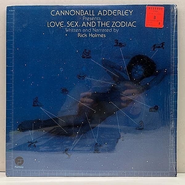 レコードメイン画像：シュリンク美品!! USオリジナル CANNONBALL ADDERLEY Love, Sex, And The Zodiac ('74 Fantasy) A Tribe Called Quest, Q-Tip サンプリング