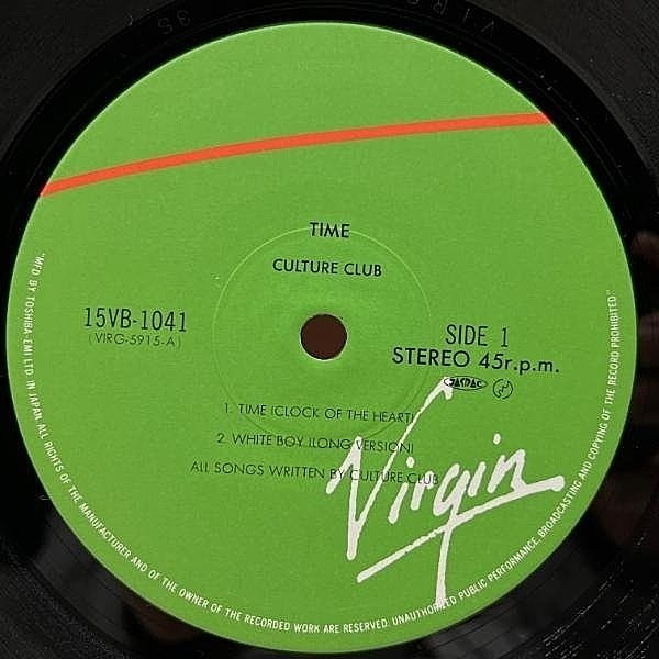 CULTURE CLUB / Time (12) / Virgin | WAXPEND RECORDS