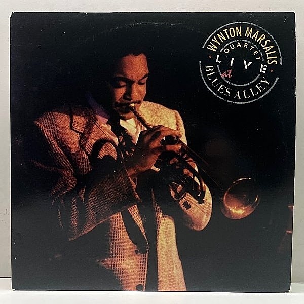 レコードメイン画像：【'88年 希少アナログ】2LP USオリジナル The WYNTON MARSALIS Quartet Live At Blues Alley (Columbia) ウィントン・マルサリス・ライブ