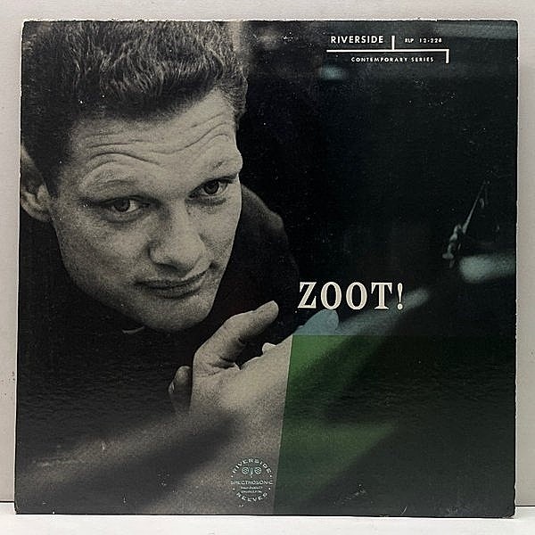レコードメイン画像：US初期プレス MONO 青スモール 深溝 ZOOT SIMS QUINTET Zoot! (Riverside RLP 12-228) w/ Nick Travis, George Handy, Wilbur Ware
