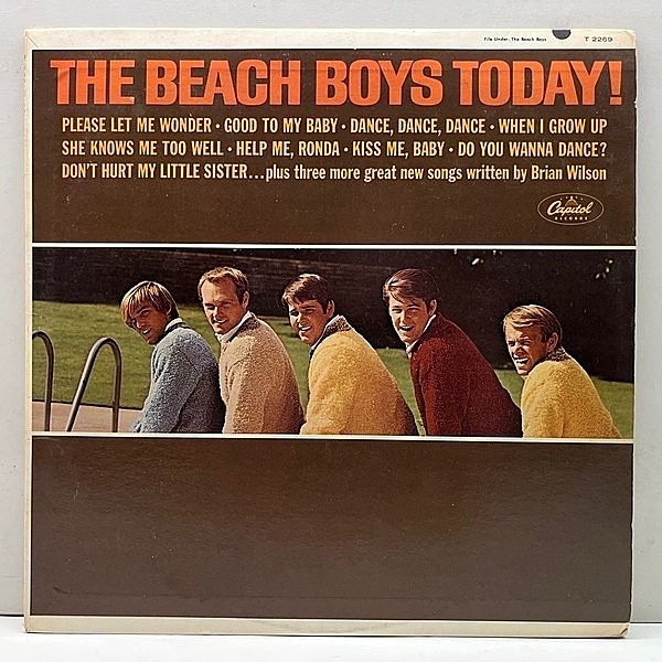 レコードメイン画像：美再生!! USオリジナル 初版 MONO 虹リム THE BEACH BOYS Today ('65 Capitol T 2269) ビーチ・ボーイズ・トゥデイ 米 初回 モノラル