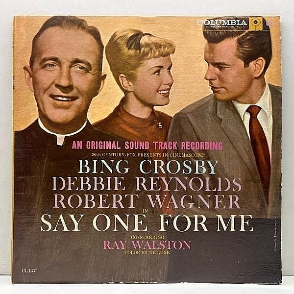 レコードメイン画像：美盤!! MONO 初版 6eye 深溝 USオリジナル『Say One For Me』w/ BING CROSBY, DEBBIE REYNOLDS, ROBERT WAGNER サントラ OST
