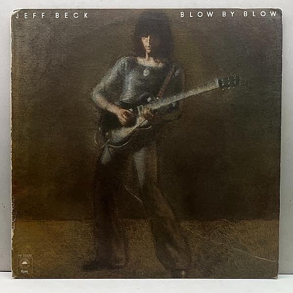 レコードメイン画像：プロモ 良好盤!! USオリジナル 初版 PE規格 橙ラベ JEFF BECK Blow By Blow ('75 Epic) ジェフ・ベック ギター殺人者の凱旋 米 初回プレス