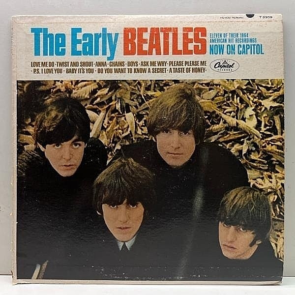 レコードメイン画像：美再生!! MONO 初版 虹ツヤ USオリジナル THE BEATLES The Early Beatles ('65 Capitol) 当時のリリースは米盤オンリー！米 初回 モノラル