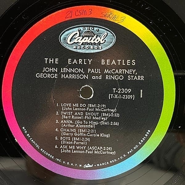 BEATLES / The Early Beatles (LP) / Capitol | WAXPEND RECORDS