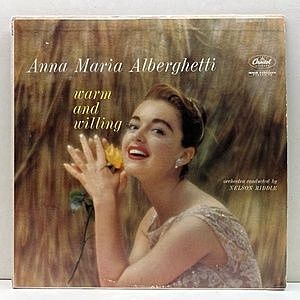 レコード画像：ANNA MARIA ALBERGHETTI / Warm And Willing