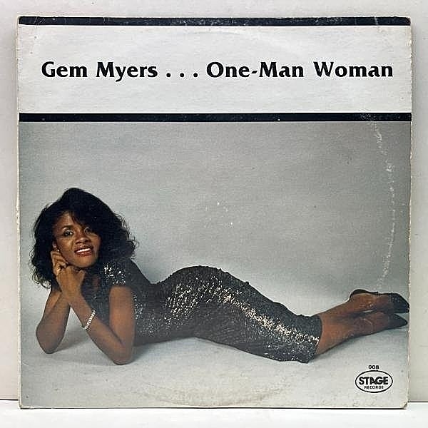 レコードメイン画像：【メロメロキュートな魔性のお色気LOVERS】JAオリジナル GEM MYERS One-Man Woman ('87 Stage) Dancehall アーバンなレゲエDISCOも収録！