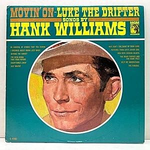 レコード画像：HANK WILLIAMS / Movin' On - Luke The Drifter