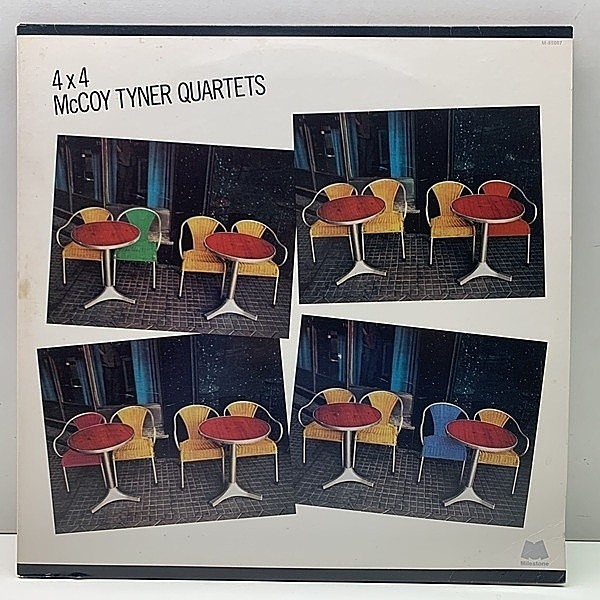レコードメイン画像：【豪華客演を迎えたセッション集】美盤!! USオリジナル 2枚組 McCOY TYNER 4 x 4 (Milestone M-55007) FREDDIE HUBBARD, BOBBY HUTCHERSON
